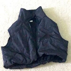 Shein cropped puffer vest